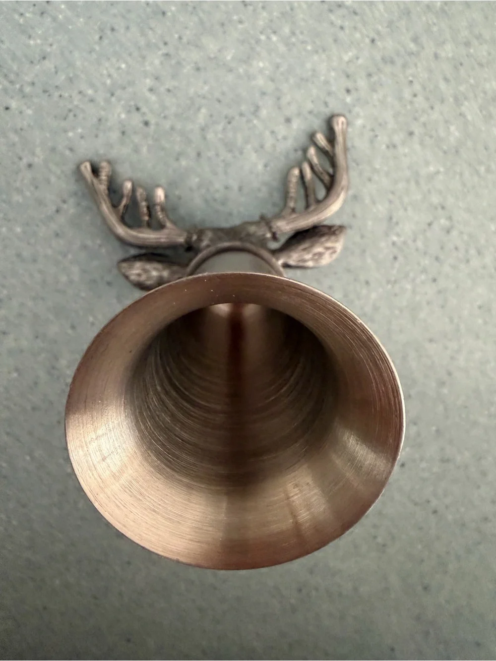 Jägermeister Deer Head Pewter Shot Glass Hunting Stag Retro Barware